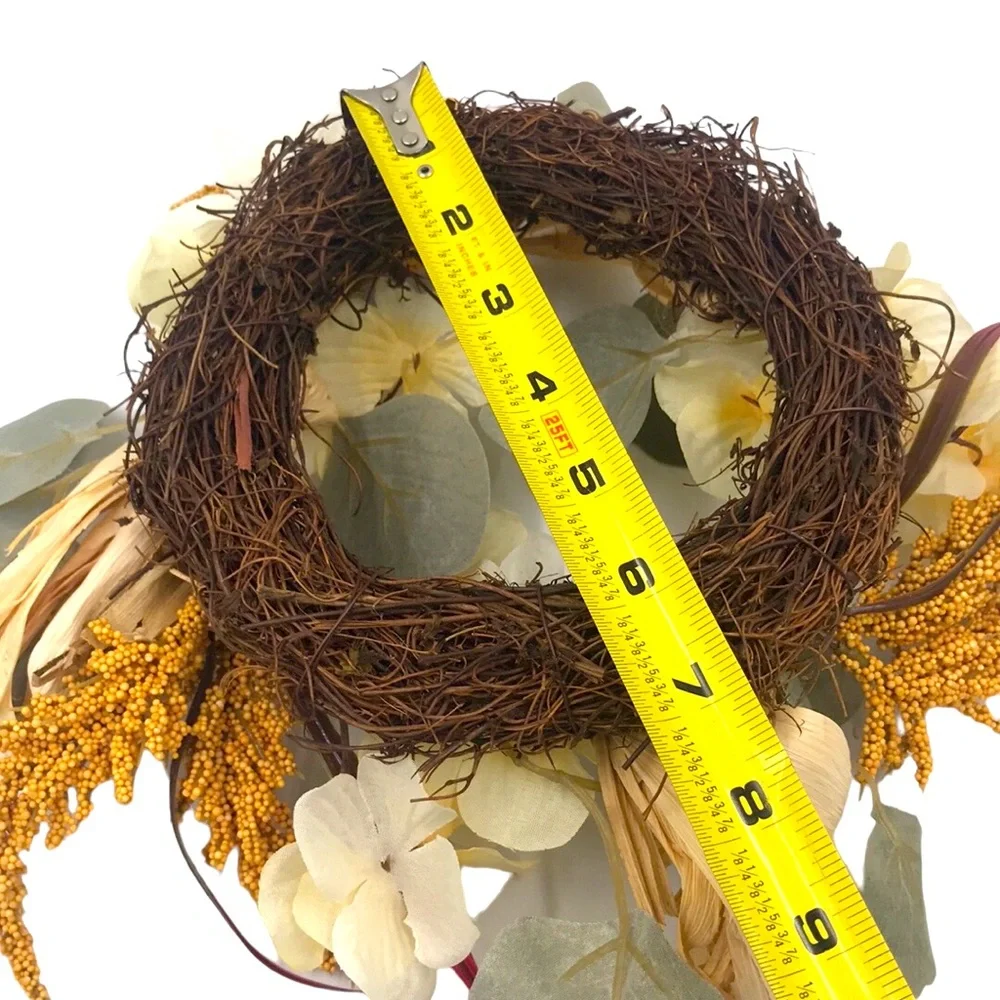Mini Harvest Wreath Floral Arrangement decor